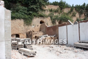 suburb, xian, china, cave, home, residence, dwelling, suburbs, caves, homes, residences, dwellings