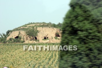 suburb, xian, china, cave, home, House, residence, dwelling, suburbs, caves, homes, houses, residences, dwellings