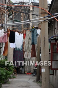 Laundry, drying, out to dry, china, laundries