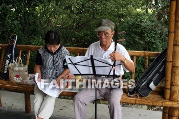 Music, musician, erhu, west lake, hangzhou, china, Musicians