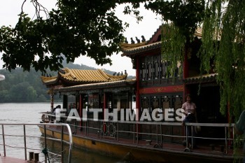 boat, west lake, hangzhou, china, boats