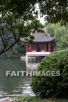 pagoda, chinese dock, chinese architecture, west lake, hangzhou, china, pagodas