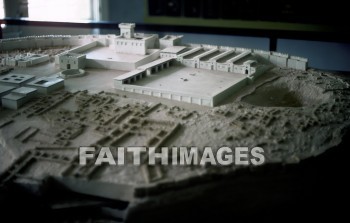 Megiddo, Tell, el, mutesellim, plain, Esdraelon, armageddon, caravan, route, Deborah, barak, battle, Gideon, Midianites, Saul, death, dying, Ruin, archaeology, antiquity, artifacts, excavation, oriental, institute, Model, reconstruction.