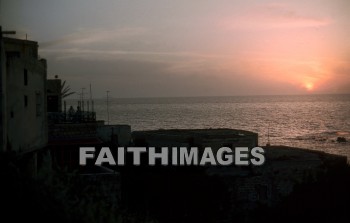 Joppa, Jaffa, seaport, 2 chronicles 2:15, acts 9:36-42, sunset, Jonah, peter, tabitha, Dorcas, simon the tanner, Simon, vision of unclean animals, Cornelius, House, home, dwelling, residence, seaports, sunsets, houses, homes, dwellings, residences