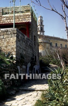 Joppa, Jaffa, seaport, 2 chronicles 2:15, acts 9:36-42, Jonah, peter, tabitha, Dorcas, simon the tanner, Simon, vision of unclean animals, Cornelius, House, home, dwelling, residence, monastery of st. peter, seaports, houses, homes, dwellings, residences