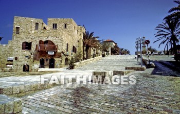Joppa, Jaffa, seaport, 2 chronicles 2:15, acts 9:36-42, Jonah, peter, tabitha, Dorcas, simon the tanner, Simon, vision of unclean animals, Cornelius, House, home, dwelling, residence, street scene, seaports, houses, homes, dwellings, residences