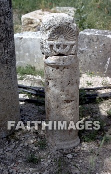 Capernaum, Galilee, Israel, sea, Galilee, matthew, official, nobleman, son, heal, healed, heals, Healing, miracle, Roman, Centurion, soldier, servant, commander, scallop, shell, seven-branch, Candlestick, menorah, ornamental, wall