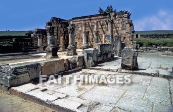 Capernaum, Galilee, Israel, sea, Galilee, matthew, official, nobleman, son, heal, healed, heals, Healing, miracle, Roman, Centurion, soldier, servant, commander, Synagogue, Jesus', foundation, Third, Century, A.D., Ruin