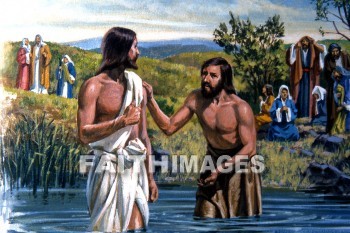 john the baptist, Jesus, jordan river, matthew 3: 13-17, baptize, baptized, baptizing, baptizes, baptism, baptisms