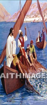 miracle, fish, net, boat, fisherman, fisherman, Jesus, disciple, matthew 4: 13-16, luke 5: 1-11, miracles, Fishes, nets, boats, fishermen, disciples