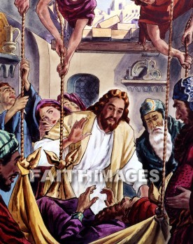 Jesus, paralyzed, paralysis, matthew 9:1-8, luke 5:12-26, heal, heals, healed, Healing, healer, Healers, healer's, healers', paralyses