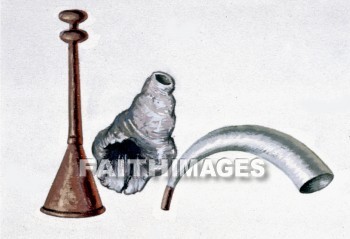 Trumpet, ram's horn, shofar, conch shell, bronze trumpet, trumpets