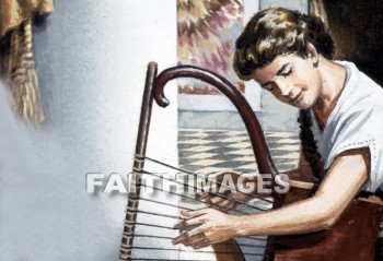 David, harp, lyre, sheep, Shepherd, Psalm, Music, compose, composed, composing, composes, played, king saul, troubled, depression, Harps, lyres, shepherds, psalms, depressions