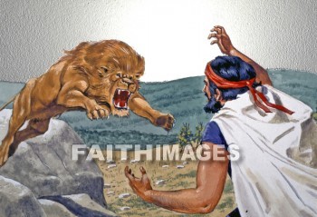 Samson, Lion, judges 14:5-7, killed, Lions