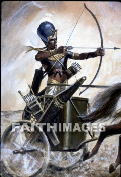 Pharaoh, thutmose iv, painting, tomb painting, authentic, Chariot, war chariot, horse, bow and arrow, archer, archery, pharaohs, paintings, Chariots, horses, Archers