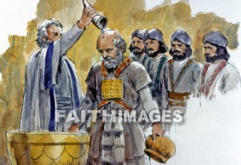 Moses, aaron, Anointing, anointing head, leviticus 8, aaron's sons