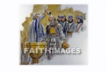 Moses, aaron, Anointing, anointing head, leviticus 8, aaron's sons