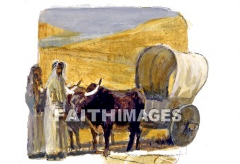 covered wagon, wagon, cover, wheel, wooden wheels, ox, covered wagons, wagons, covers, wheels, oxen