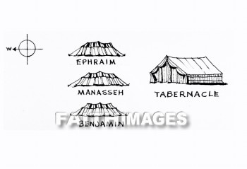 camp, tribe, tabernacle, west, Ephraim, Manasseh, Benjamin, camps, tribes, tabernacles