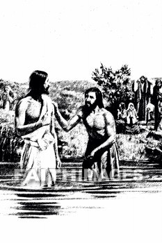 john the baptist, Jesus, jordan river, matthew 3: 13-17, baptize, baptized, baptizing, baptizes, baptism, baptisms