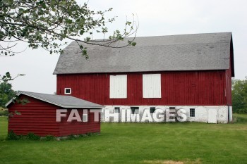 red barn, red, barn, farm, door county, wisconsin, barns, farms