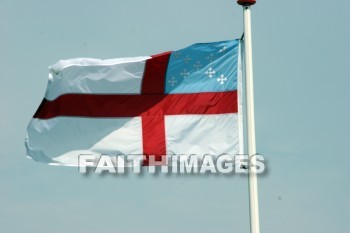 episcopal church flag or banner, flag, banner, episcopal, church, door county, wisconsin, flags, banners, Churches