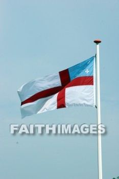 episcopal church flag or banner, flag, banner, episcopal, church, door county, wisconsin, flags, banners, Churches