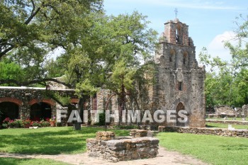 church, well, bell tower, espadana, espada, san francisco de la espada, mission, san antonio, franciscan, spanish, catholic, coahuiltecan, Churches, wells, missions, catholics