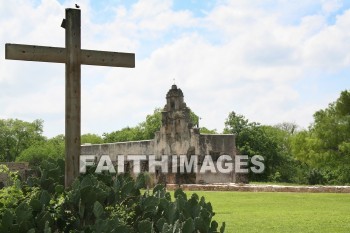 Cross, cactus, san juan, san juan capistrano, mission, san antonio, franciscan, spanish, catholic, coahuiltecan, crosses, cacti, cactuses, missions, catholics